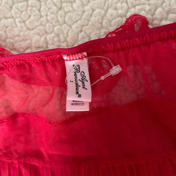 Agent Provocateur Red Waspy Belt - Picture 3 of 3